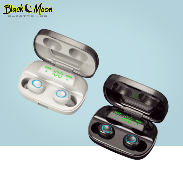 💧 Galactic Waterproof Sport 2.0 Bluetooth Wireless S11 Earphones - Black Moon Electronics